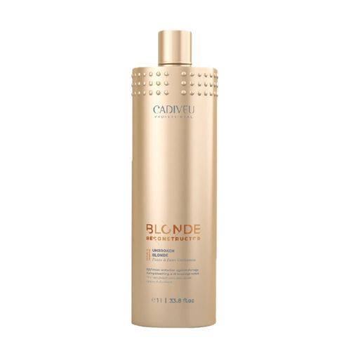 Tratamento para Proteção do Fio Plex 1 Cadiveu Professional Blonde Reconstructor Unbroken Blonde 1000ml 1000ml