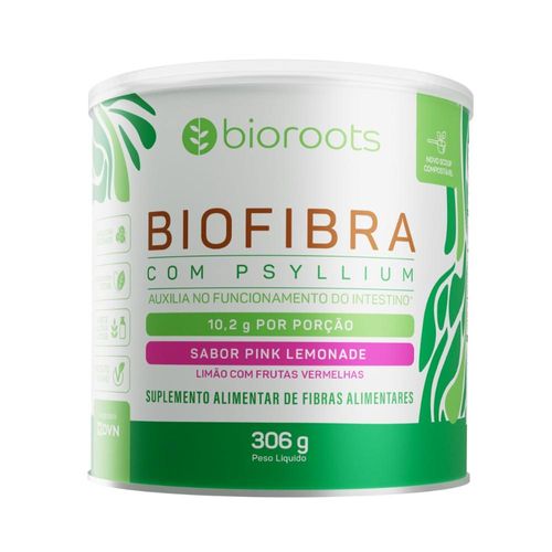 Biofibra 306 g Sabor Frutas Vermelhas e Limão - Bioroots