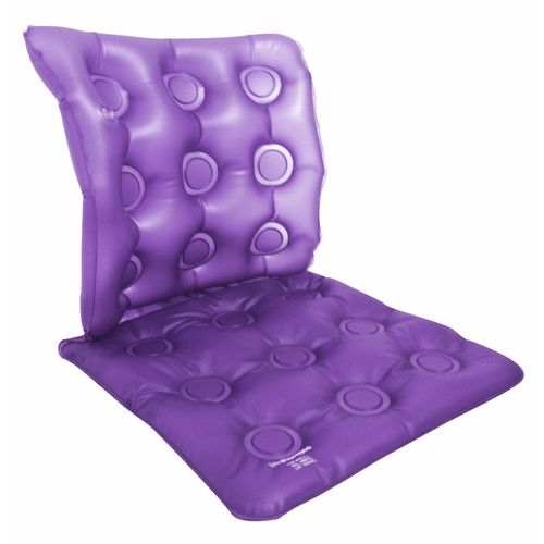 Forração Assento Gel Quadrada Encosto Inflável - Bioflorence