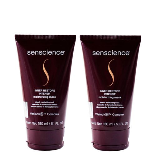 Kit Senscience Inner Restore Intensif - Máscara de Hidratação 150ml - 2 Unidades Kit