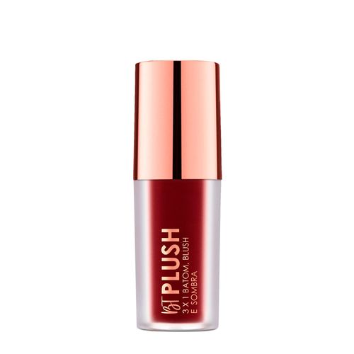 Batom Blush e Sombra Bruna Tavares Bt Plush Espresso 3x1 6g 6g