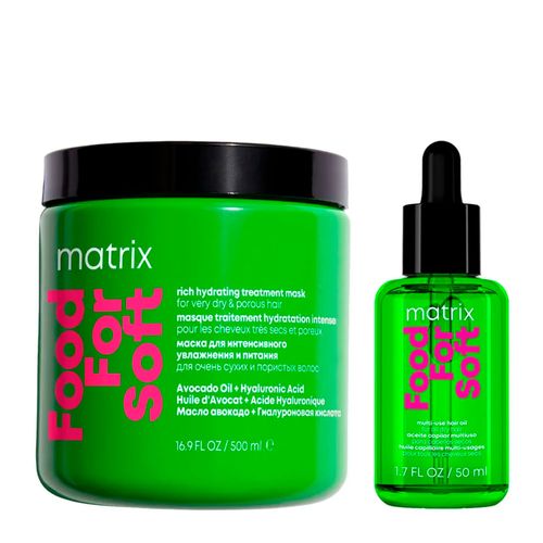 Kit Matrix Food For Soft Óleo 50ml + Máscara 500ml Kit