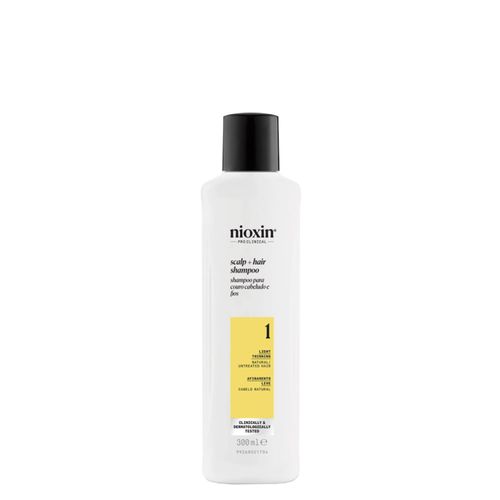 Shampoo Nioxin para Cabelo Natural com Afinamento Leve - Sistema 1 300ml 300 ml