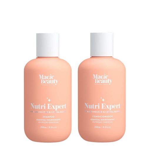 Kit Magic Beauty Nutri Expert Vitamin Nectar - Shampoo 250ml + Condicionador 250ml Kit