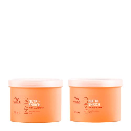 Kit Wella Professionals Invigo Nutri Enrich Máscara de Nutrição 500ml - 2 Unidades Kit
