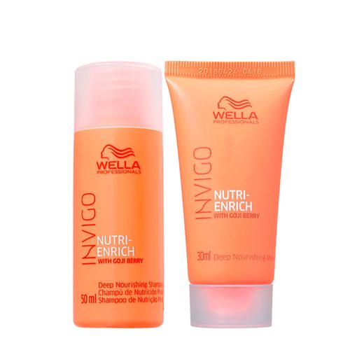 Kit Wella Professionals Invigo Enrich - Shampoo 50 ml + Máscara 30 ml Kit