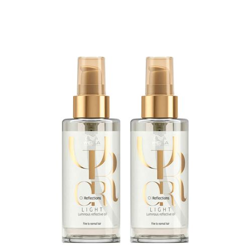 Kit Wella Professionals Oil Reflections Light Óleo Capilar 100ml - 2 Unidades Kit