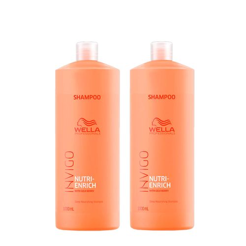 Kit Wella Professionals Invigo Nutri Enrich Shampoo 1000ml - 2 Unidades Kit