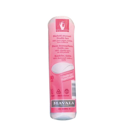 Discos de Algodão Mavala Cotton Pads com 80 Unidades 80 Unidades