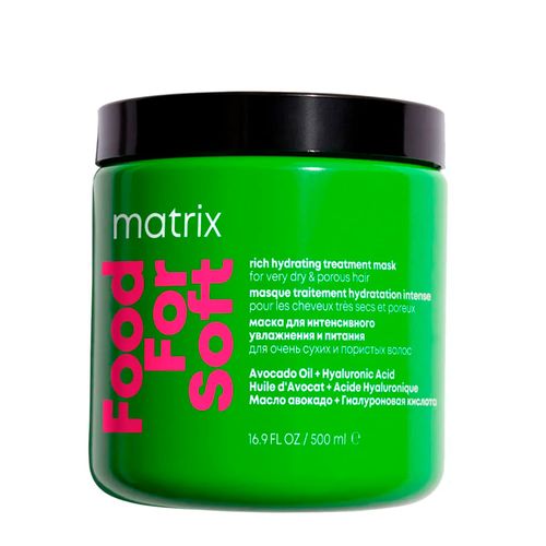 Máscara de Hidratação Matrix Vegana Óleo de Abacate Food For Soft 500ml 300ml