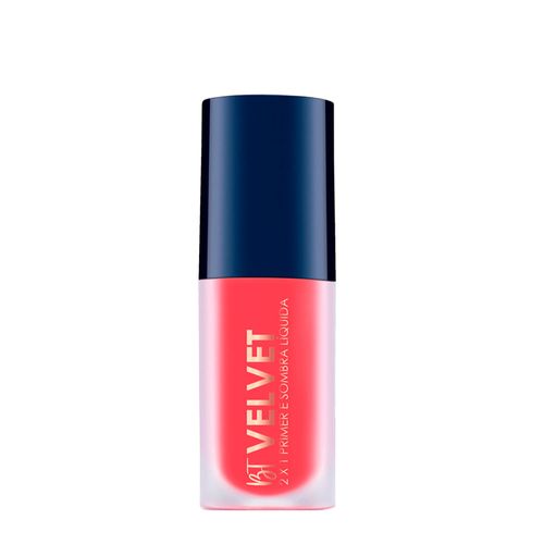 Sombra Líquida e Primer 2X1 Bruna Tavares Bt Velvet Coral 6ml Coral