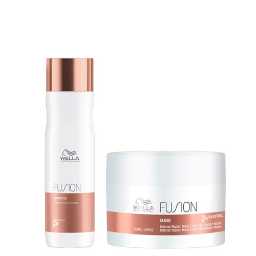 Kit Wella Professionals Fusion - Shampoo 250ml + Máscara 150ml Kit