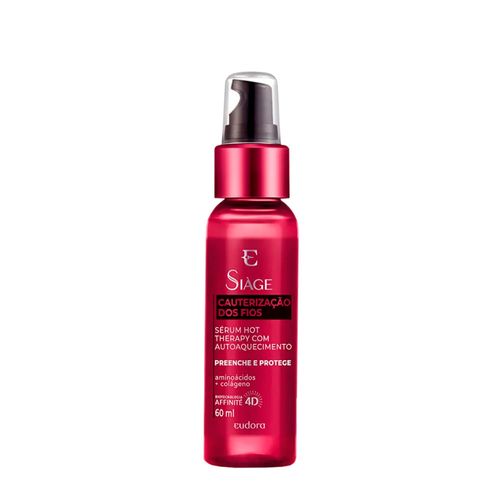 Sérum Eudora Siàge Hot Therapy Cauterização Dos Fios 60ml 60 ml