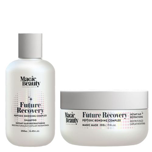 Kit Magic Beauty Future Recovery - Shampoo 250ml + Máscara 200g Kit Kit Magic Beauty Future Recovery - Shampoo 250ml + Máscara 200g Kit