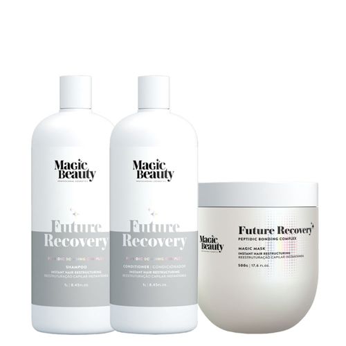 Kit Magic Beauty Future Recovery - Shampoo 1000ml + Condicionador 1000ml + Máscara 500g Kit