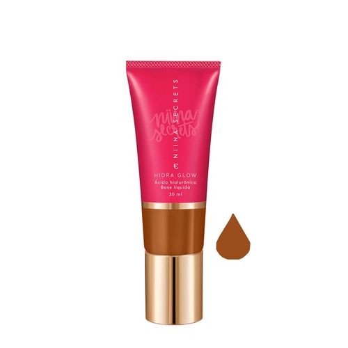 Base Líquida Eudora Niina Secrets Hidra Glow Natural 80 30ml 80