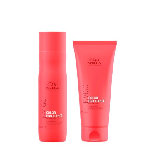 Kit Wella Professionals Invigo Color Brilliance - Shampoo 250ml + Condicionador 200ml Kit