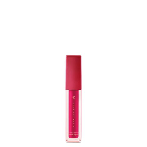 Batom Líquido Matte Eudora Niina Secrets Skinny Pink Peônia 5ml Pink Peônia