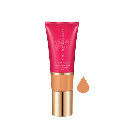 Base Líquida Eudora Niina Secrets Hidra Glow Natural 35 30ml 35
