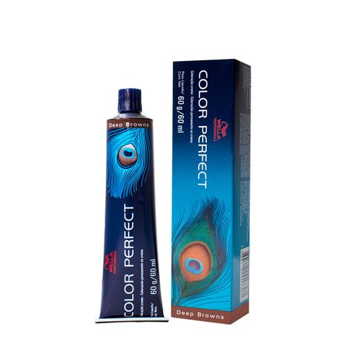 Coloração Wella Professionals Color Perfect Deep Browns 60ml 5/77 Castanho Claro Marrom Intenso 5/77 Castanho Claro Marrom Intenso