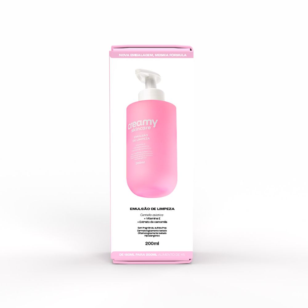 Emulsão de Limpeza Facial Creamy 200ml - Drogaria Sao Paulo