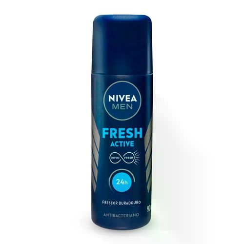 DESODORANTE NIVEA MEN SPRAY FRESH ACTIVE 90ML