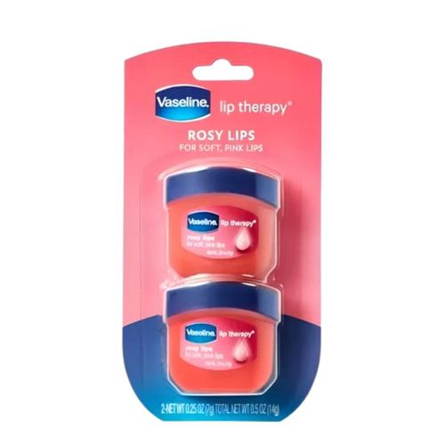 Vaseline Lip Therapy Rosy  Duplo  - Hidratante Labial  2x7g