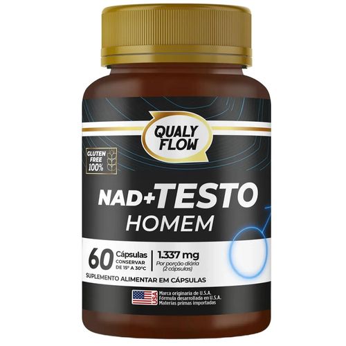 NAD + TESTO HOMEM 60 CAPSULAS QUALYFLOW