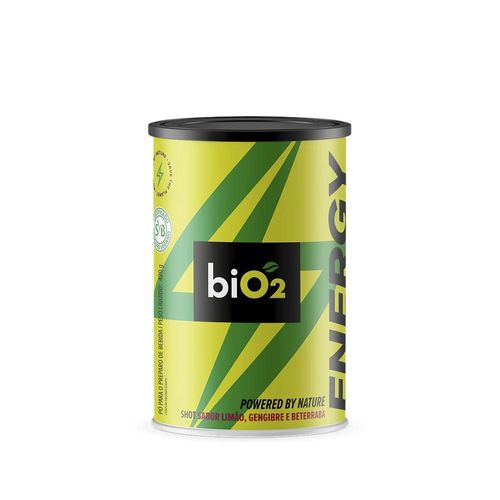 biO2 Pré Treino Energy Shot Limão, Gengibre e Beterraba 420g