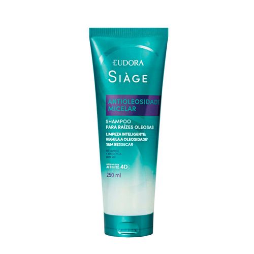 Shampoo Eudora Siàge Hidratação Micelar Antioleosidade 250ml 250ml