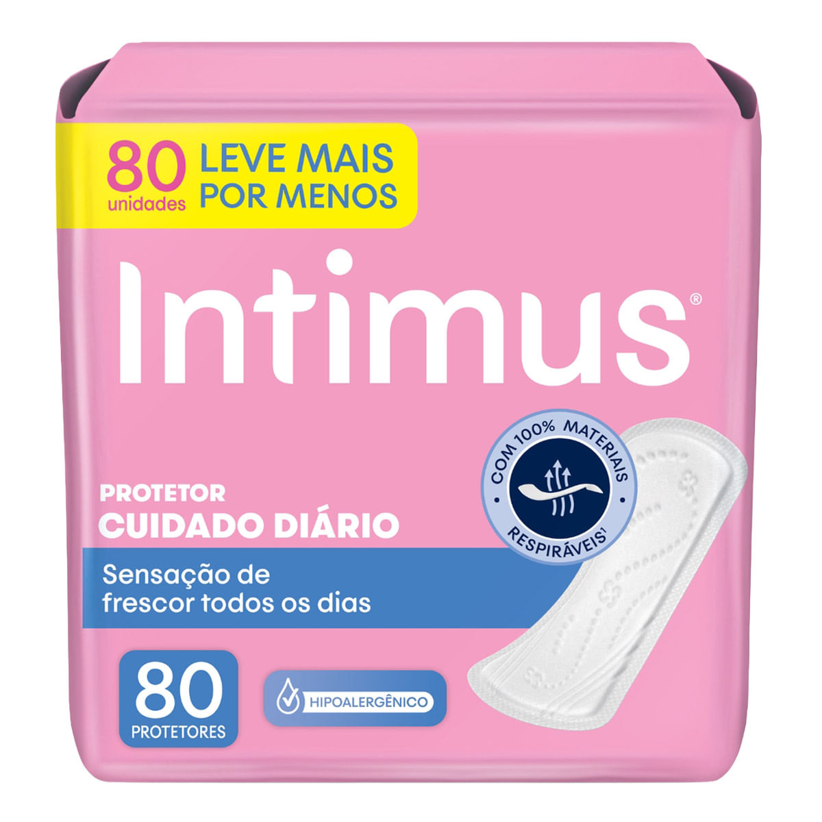 Absorvente Intimus Days sem Perfume 80 Unidades 1