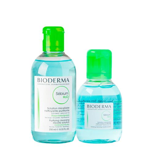 Kit Bioderma Sébium - Água Micelar 250ml + Água Micelar 100ml Kit