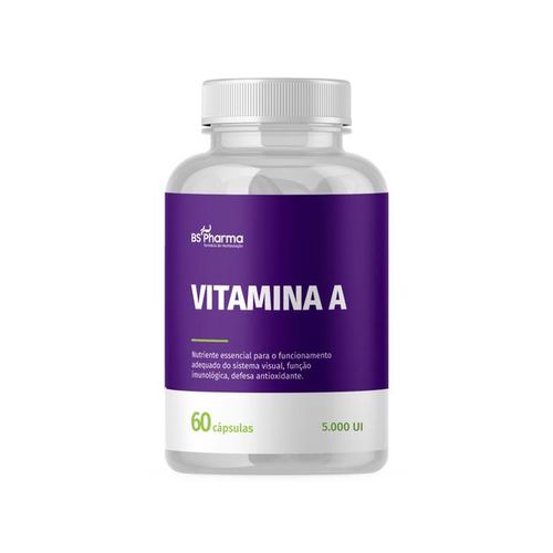 Vitamina A Retinol 5.000 UI - 60 Cápsulas