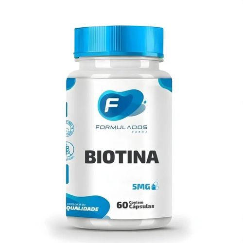 Biotina 5mg com 60 Cápsulas