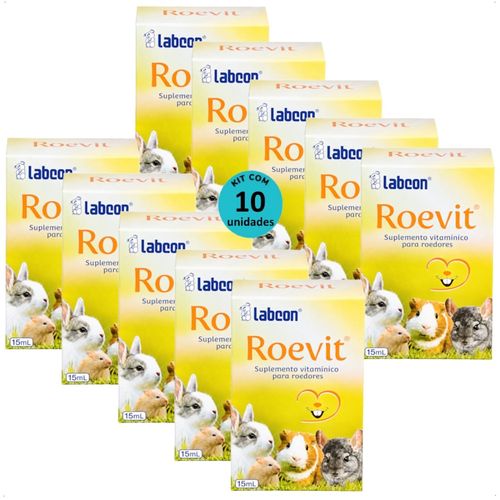 SUPLEMENTO ALCON LABCON ROEVIT 15ML KIT COM 10