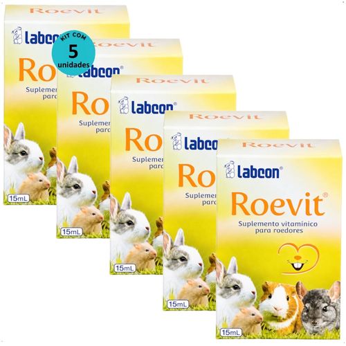 SUPLEMENTO ALCON LABCON ROEVIT 15ML KIT COM 5