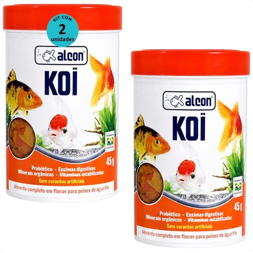 RAÇÃO ALCON KOI 45G KIT COM 2