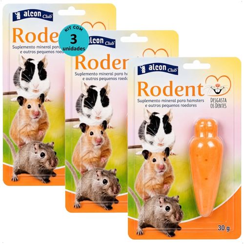 SUPLEMENTO ALCON RODENT 30G KIT COM 3 SUPLEMENTO ALCON RODENT 30G KIT COM 3