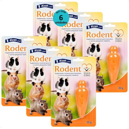 SUPLEMENTO ALCON RODENT 30G KIT COM 6