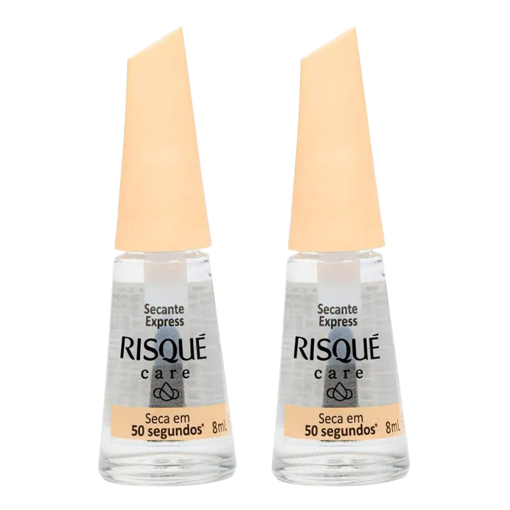 Kit Risqué Esmalte Secante Care Express 8ml 2 Unidades