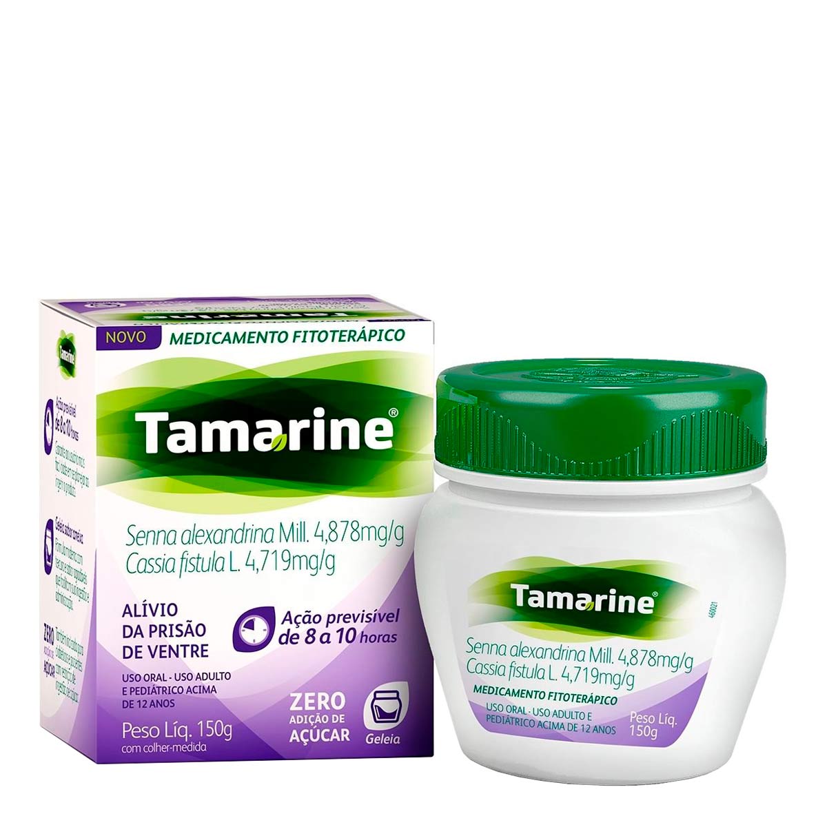 Laxante Fitoterápico Tamarine Zero Açúcar 150g Geleia