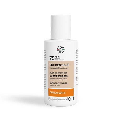 Protetor Solar Facial Bio.Identique FPS 75 Ada Tina 40ml Miele 35