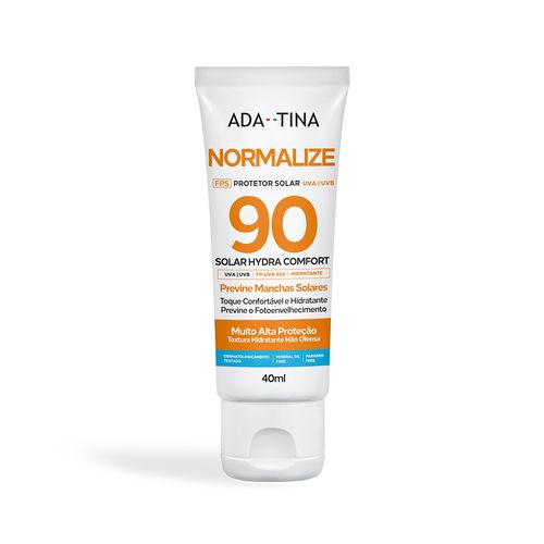 Protetor Solar Normalize Hydra Comfort FPS 90 Ada Tina Melasma 40ml
