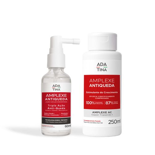 Kit Ada Tina Amplexe Shampoo e Loção Antiqueda
