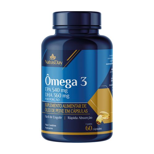 Omegâ 3 60 Cápsulas Natusday