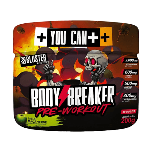 Pre Workout Body Breaker Maçã Verde 200g - Absolut