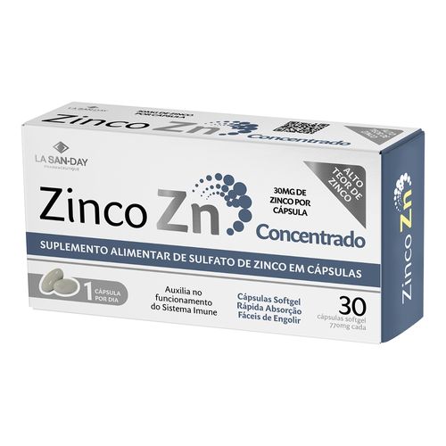 Zinco Concentrado 30 Cápsulas