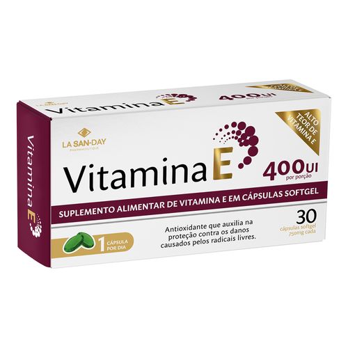 Vitamina E 400ui 30 Cápsulas