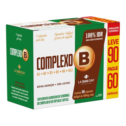 Complexo B 90 Cápsulas