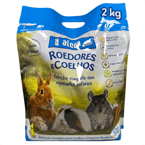 ALCON CLUB ROEDORES E COELHOS SUPER PREMIUM 2KG